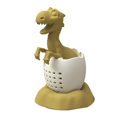 Силиконовое ситечко для чая с вылупившимся динозавром