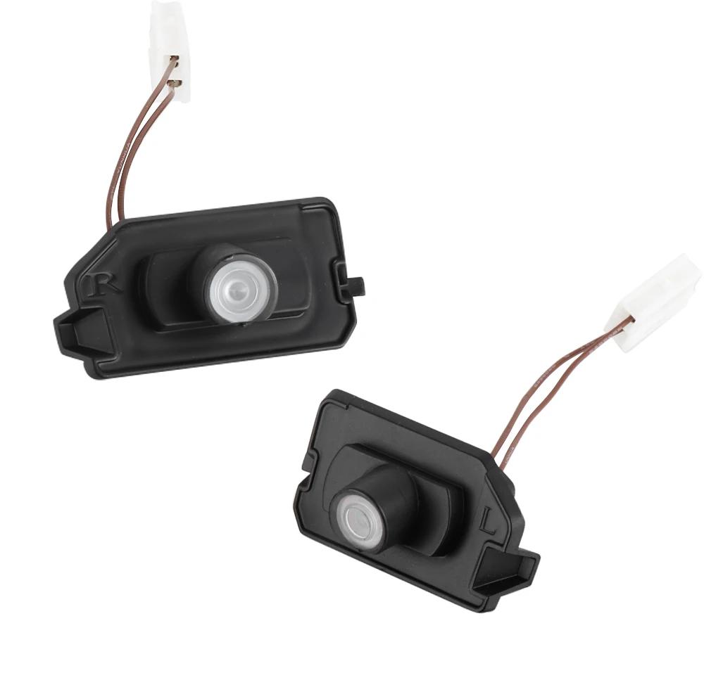Новый Хит 2026 2 шт. HD LED Проектор Теневая Лампа Свет Фонари Зеркала Заднего Вида Для Mercedes Benz AMG C E S КЛАСС GLB GLC CLS