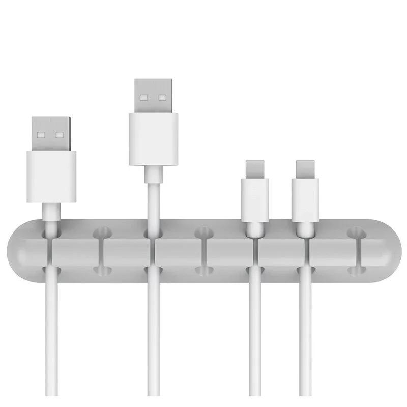 3/5/7 клипсы клей силиконовый кабель сматывающий настольный провод с обмоткой держатель кабеля наушников настольный органайзер офисные принадлежности