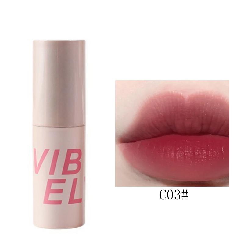 VIBELY Small Chubby Dun Velvet Matte Matte Lip Slime Burst Students Affordable Lip Glaze Lipstick