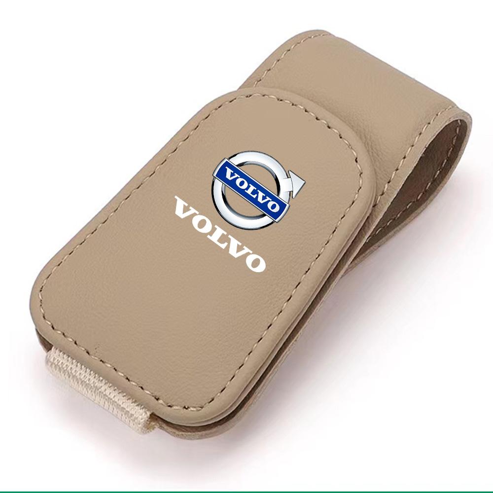 Car Interior Sun Visor Eyeglasses Holder Sunglasses Clip For Volvo V60 V40 XC90 S60 C30 XC60 V50 V70 S90 Olestar AWD XC40 S80 T6