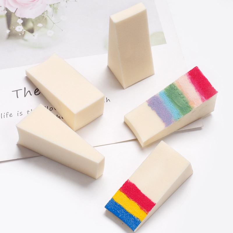 8 шт. мягкая губка ярких цветов для градиентного эффекта маникюра для ногтей