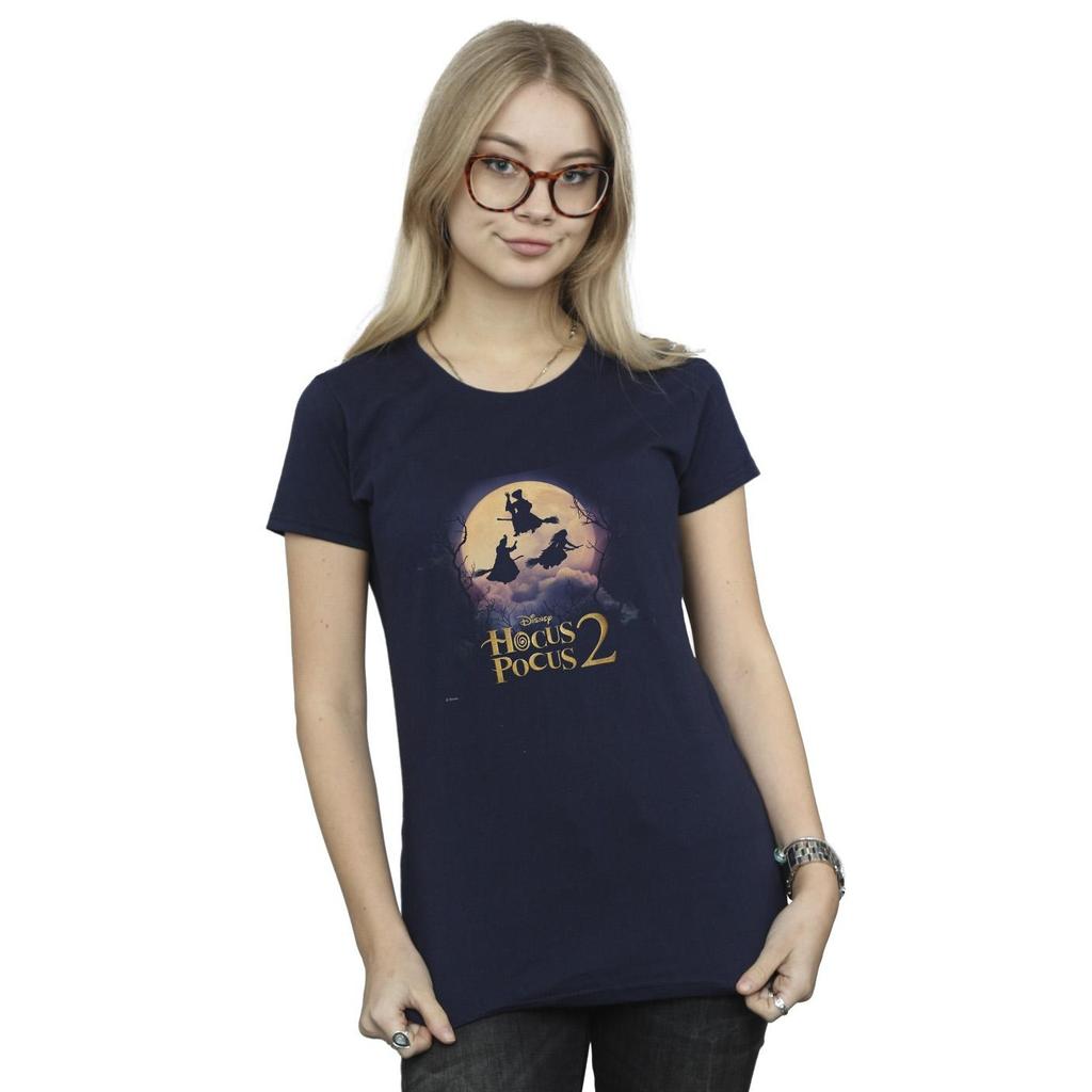 Disney Womens/Ladies Hocus Pocus Witches Flying Cotton T-Shirt