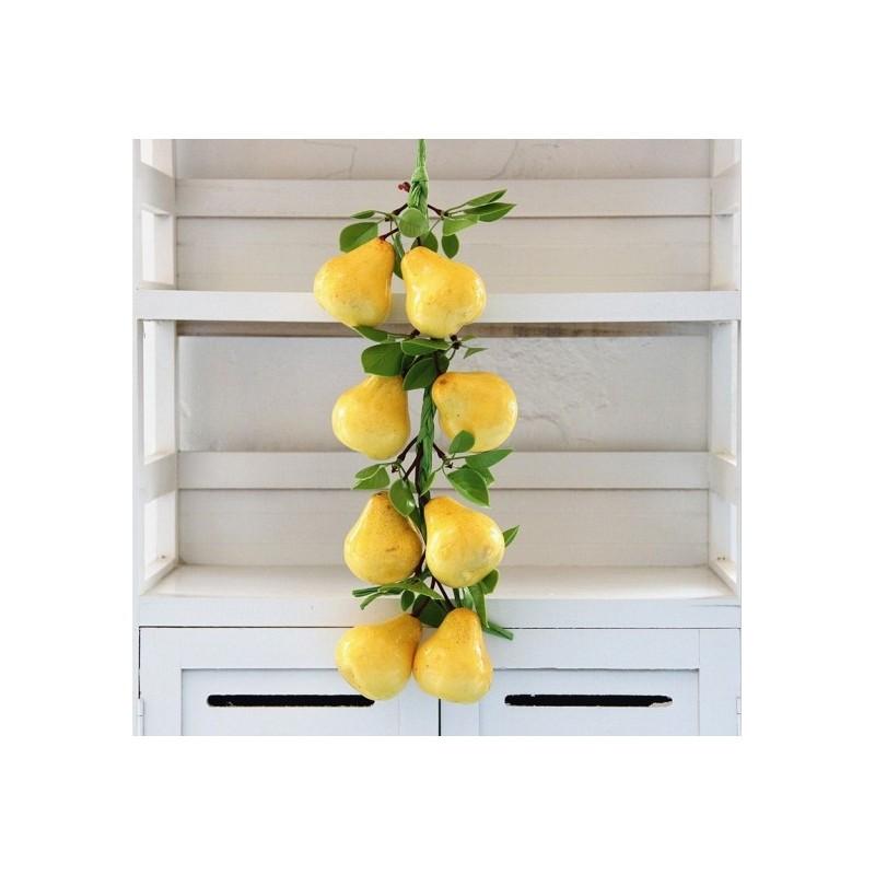 Fruit And Vegetable Decorative String Set For Restaurant Wall Decor With Colorful Artificial Veggies And Fruits