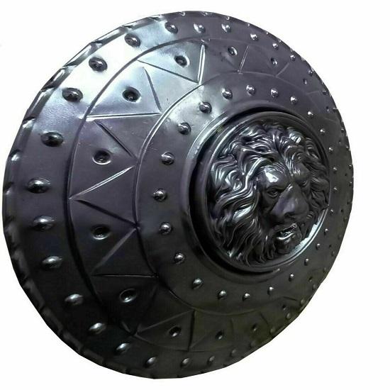 Medieval Shield Lion Legion Shield Templar Viking Norman Knight Iron Shield