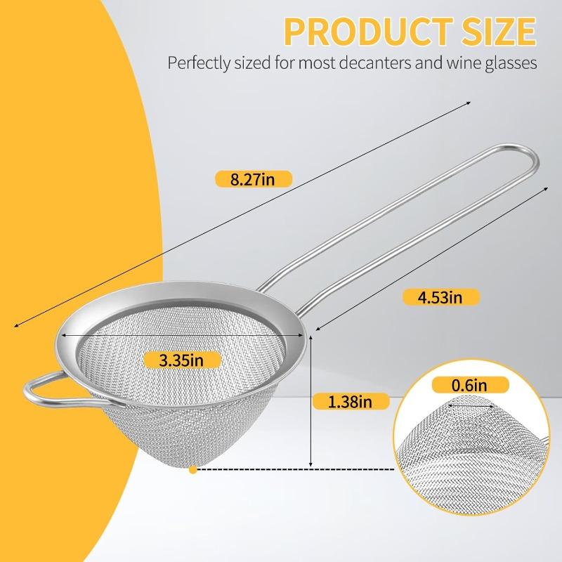 Japanese Style Stainless Steel Soy Milk Filter Fine Mesh Strainer Home Juice Extractor Residue Separator Kitchen Small Colander