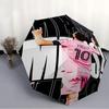 Printed Inter Miami CFPrinted Folding Umbrella,Outdoor,Leisure,And Travel Umbrella,Durable Umbrella Fabric,Birthday And Holiday Gift