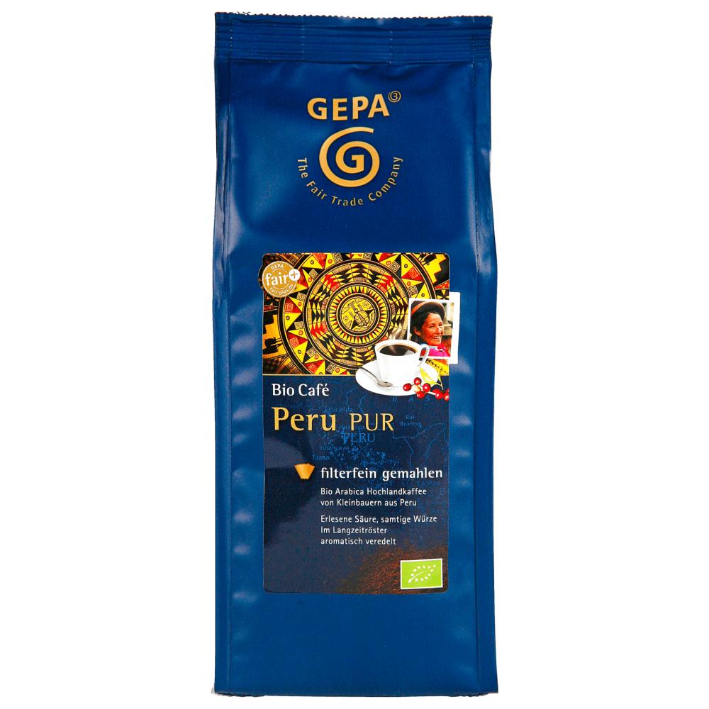 Gepa Ground Coffee Peru Pure Roast Eco-Nature 250g