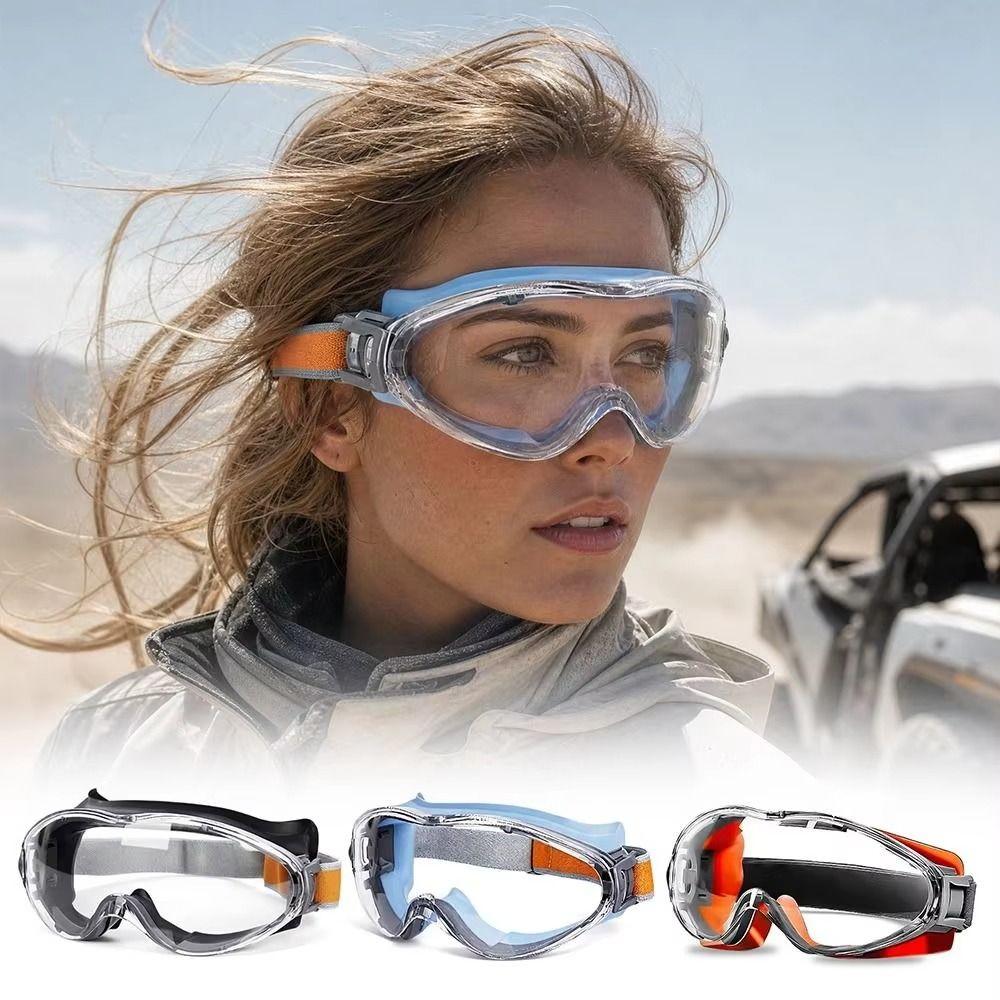 Clear Lens Safety Glasses Anti Scratch Anti Fog Goggles Dust Proof Goggles Eye Protection