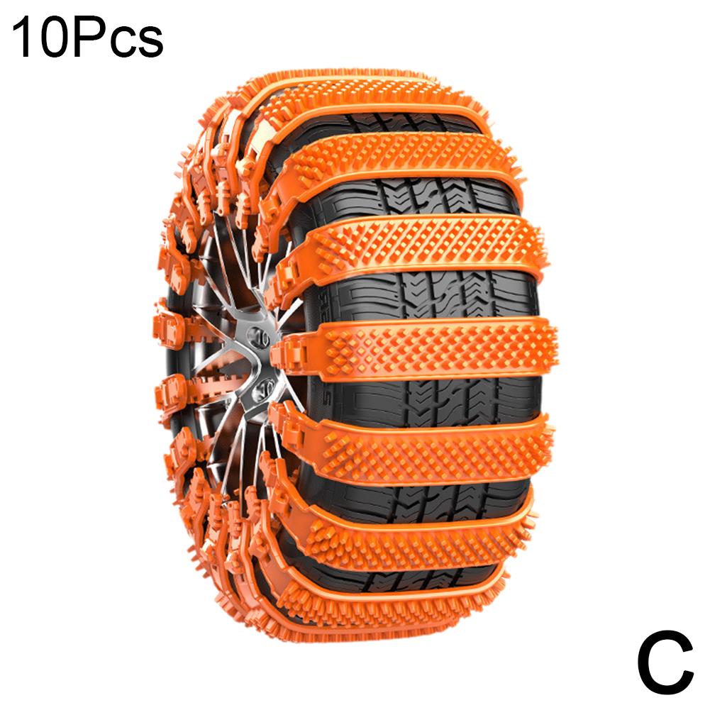 Горячая продажа автомобильных утолщенных резиновых цепей противоскольжения общего назначения для легковых автомобилей, зимних аварийных уплотнений общего назначения для седанов/внедорожников