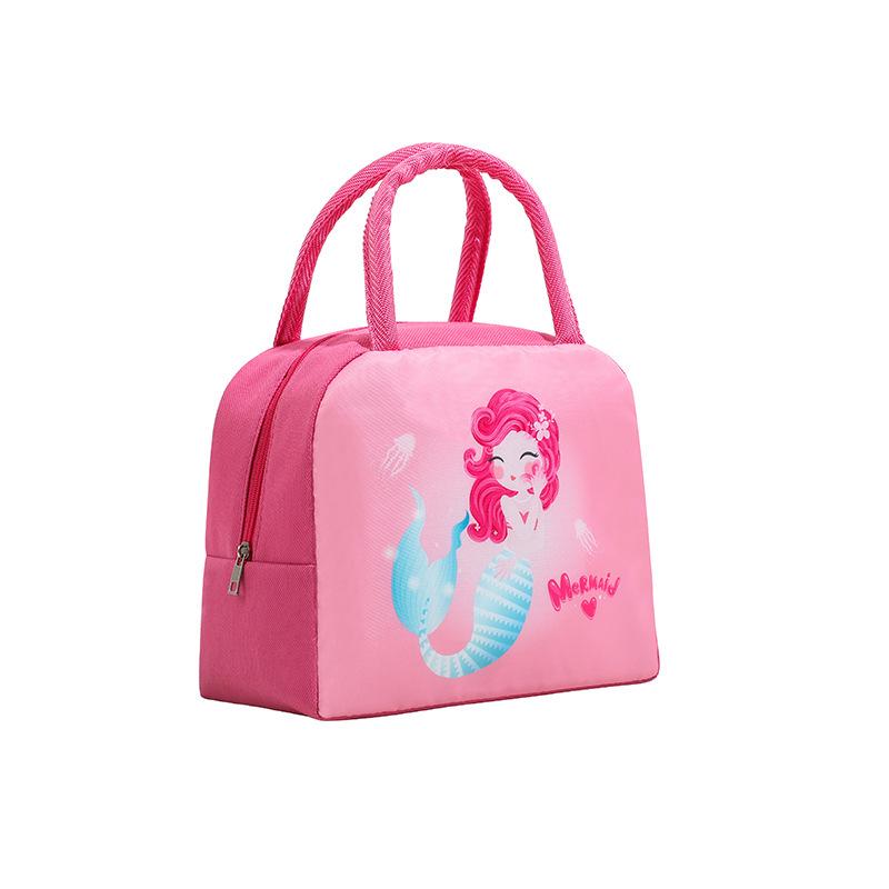 European & American Cartoon Insulated Bento Lunch Bag for Kids