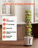 VEVOR Hydroponic Tower, 50 Pods 10 Tiers Hydroponics Growing System Kit with App Control & Casters