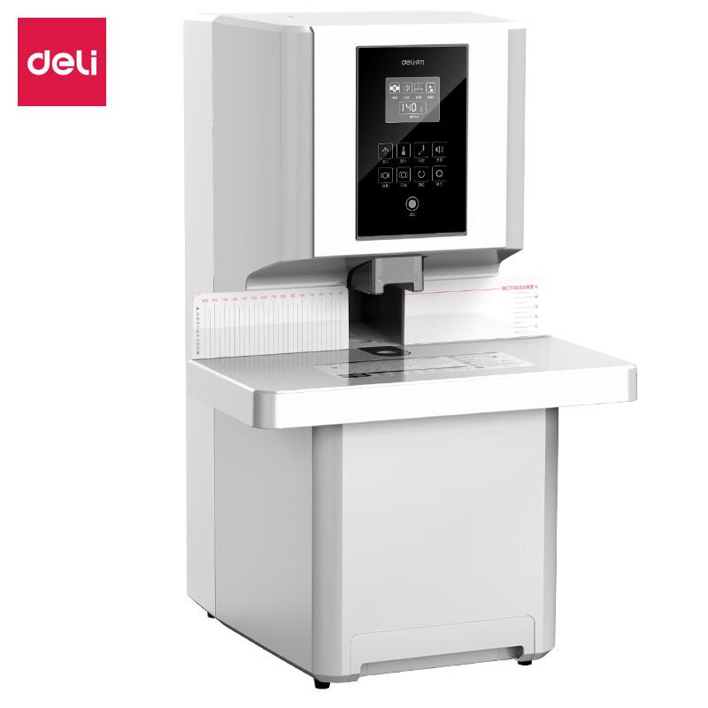 Deli 50mm Fully Automatic Accounting Binding Machine CN plug (adapter included)