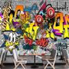3d Graffiti Wallpaper For Walls Street Graffiti 3d Wall Mural Bedroom Living Room Corridor Wall Mural Wallpaper