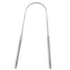 2PCS Stainless Steel Tongue Scraper Oral Tongue Cleaner with Metal Storage Box Mouth Tongue