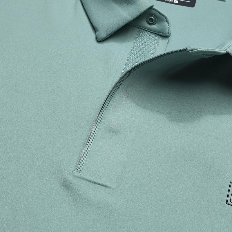 Fila Белый Модный Простой Классический Повседневный Удобный Универсальный Поло с Длинным Рукавом Мужские топы Морской Король-Зеленый F11M613214FGN