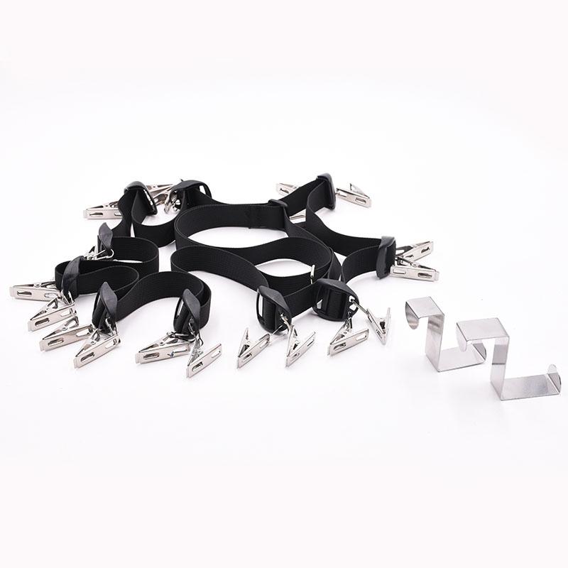 Bucket 20 Clips Cap Hanger Hanging Hat Organizer Holder Door Baseball Cap Rack Closet Storage for Purse and Hat Set