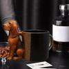 Dachshund Coffee Mug Handcrafted Bulldog Mug Funny Resin Animal Mug Personalized Gift for Dog Lovers
