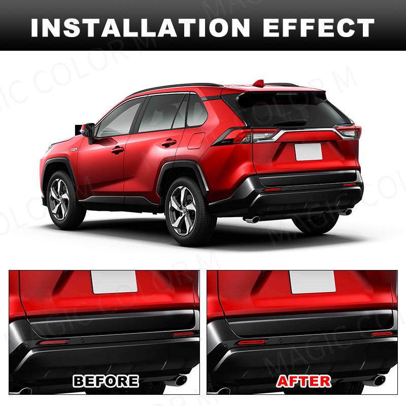 Задний отражатель бампера для Toyota Camry RAV4 Lexus IS-F GX470 RX300 Sienna Venza Reiz Innova Красный Черный Задний Стоп-сигнал 12В