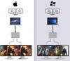 Двойной USB-адаптер на HDMI с тройным 4K PD и док-станцией для iPad, Galaxy и других устройств, адаптер Type-C, многоэкранный вывод, концентратор 4-в-1,