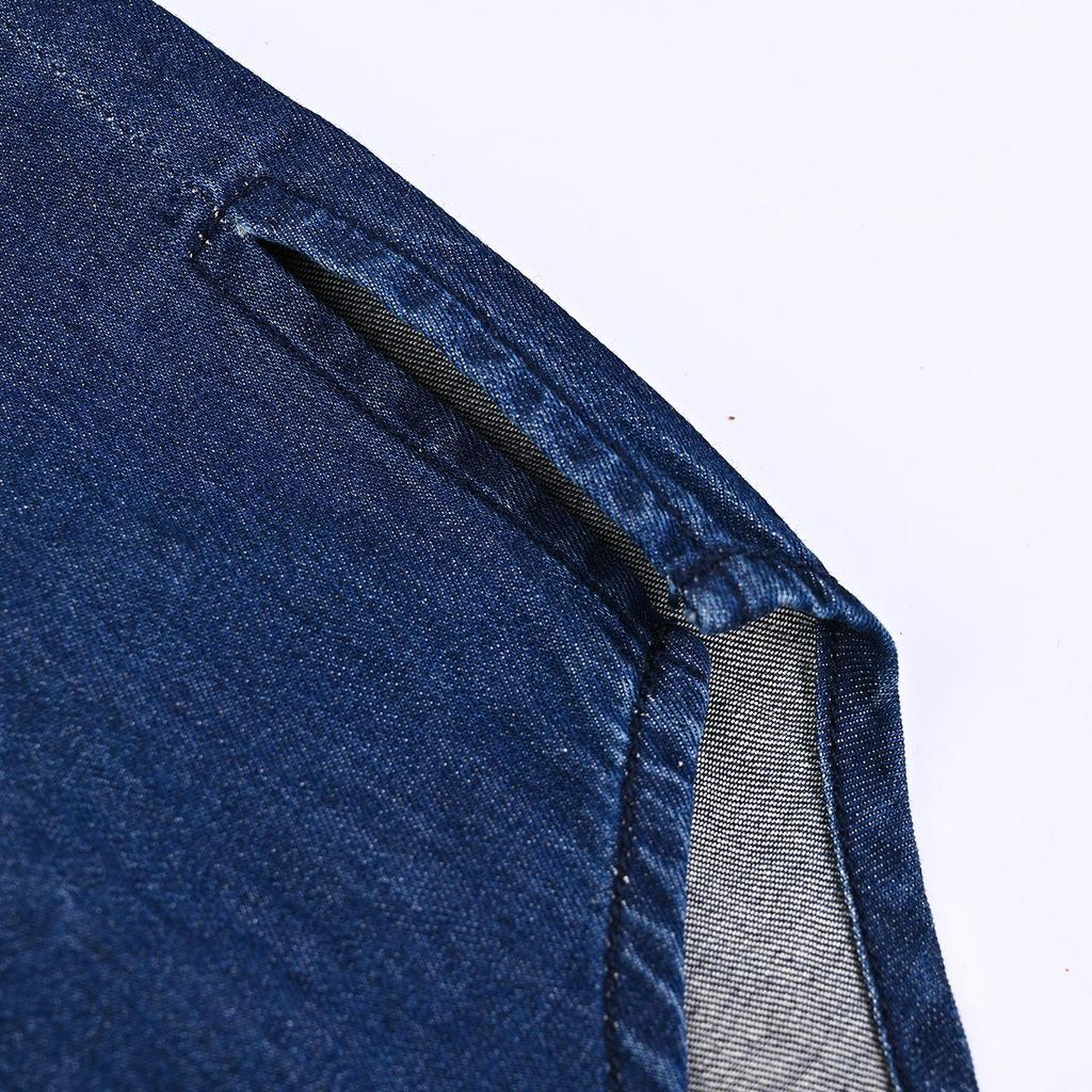 Оригинальный магазин шнуровка джинсовый жилет штабелированный жилет свободный жилет без рукавов жилет женский поддельный воротник