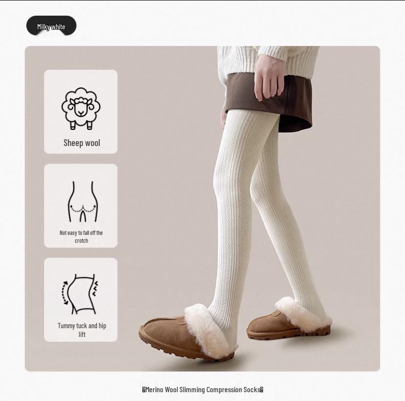 Женские бордовые ретро колготки с кабельной вязкой на флисовой подкладке - Теплая, стройнящая смесь для осени/зимы