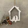1 Pcs House Bird Pendant Silicone Mold Bird Wall Decoration Gypsum Molds