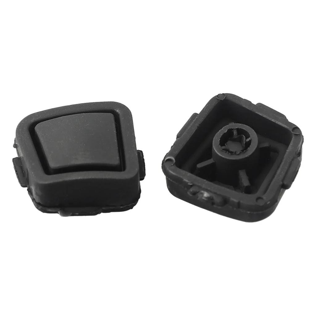 2 шт. ABS Накладки на кнопки дверных ручек с бесключевым доступом подходят для Mercedes-Benz W211 C209 W219 W251 Черный-Внешний-Дверные ручки