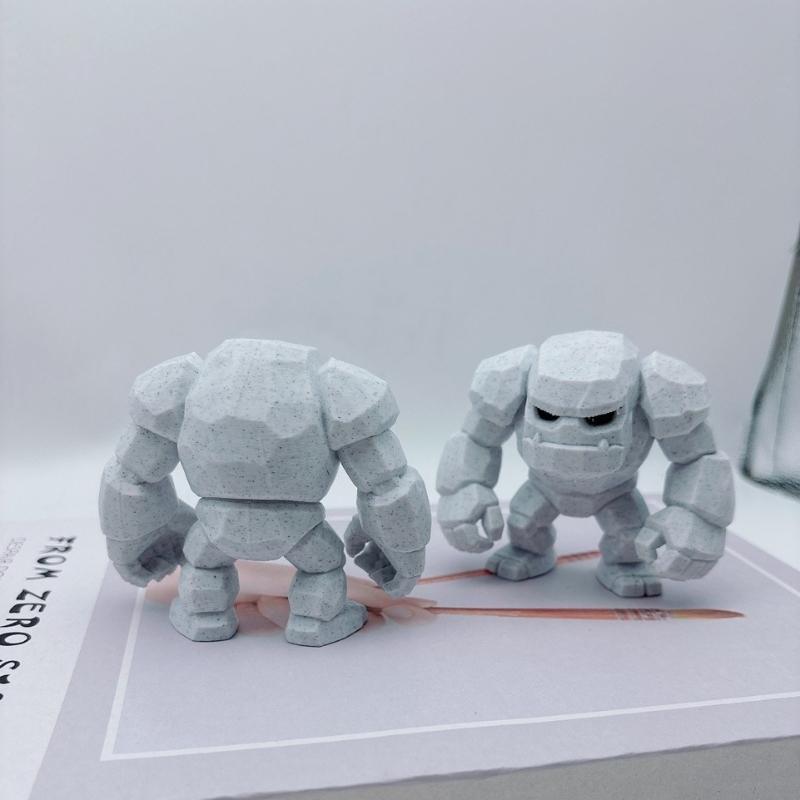 3D-печатные мини-модели статуэток каменных троллей, каменные статуэтки воинов в доспехах, каменные модели, статуэтки персонажей для настольных ролевых игр