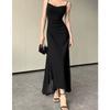 Chinese Kendall Style Waist-Slimming French Tulle Summer 2025 Long Dress
