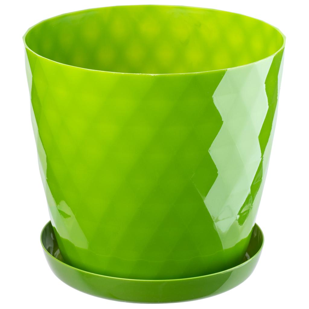 KADAX Doniczka Osłonka Donica 16 cm Na Kwiaty Z Podstawką Do Salonu Zestaw 3 szt