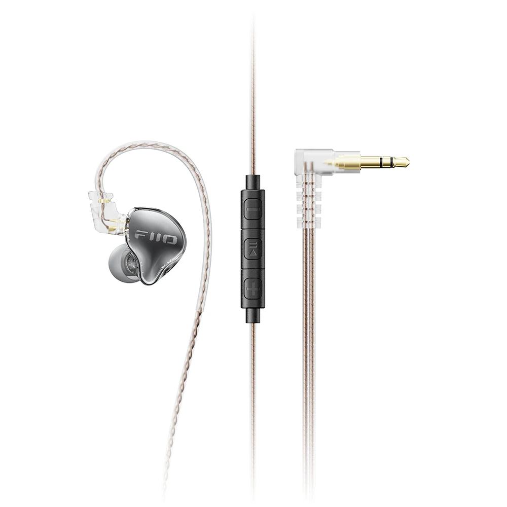 FiiO JD10 single-acting coil in-ear can choose 3.5mm Type-C earphone interface with microphone high sound quality high quality
