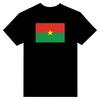 Футболка - PIXELFORMA - Drapeau du Burkina Faso - Noir - 100% хлопок - Manches Courtes