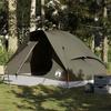 VidaXL 4-person Dome Camping Tent Brown Waterproof 4009643