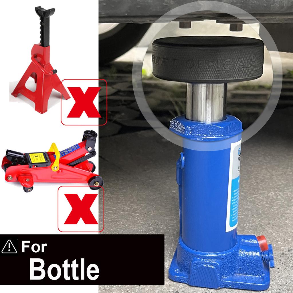 Heavy Duty Rubber Jack Pad Cushion with Enhances Grip Anti Slip Rubber Jack Support Pad for Car Lifting & Maintenance