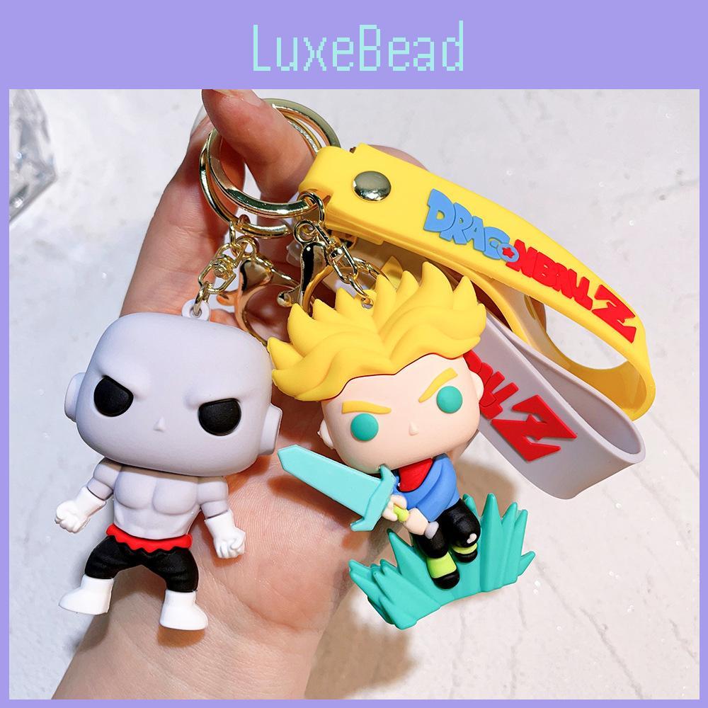 Очаровательный брелок Драгонболл Сон Гоку 2024 Аниме Мягкий ПВХ Держатель для ключей автомобиля Подарок