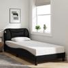 VidaXL Bed Frames Without Mattress Hvar, Upholstered Bed, Slat Base, Single Bed, Adult Bedroom Bed 3207732