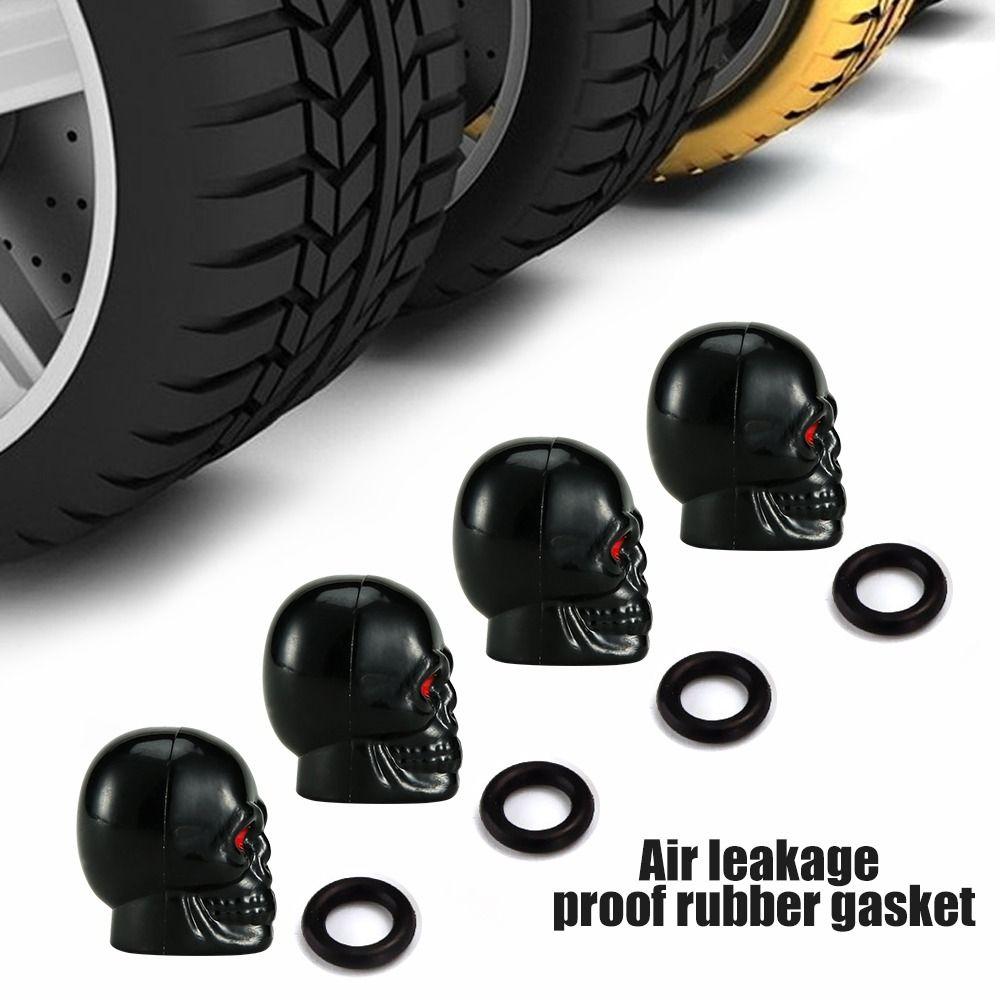 Riding Decoration Skull Style Electric Scooter Valve Stem Cap Protective Cover Tyre Accessories Dust-proof Cover Stem Caps1