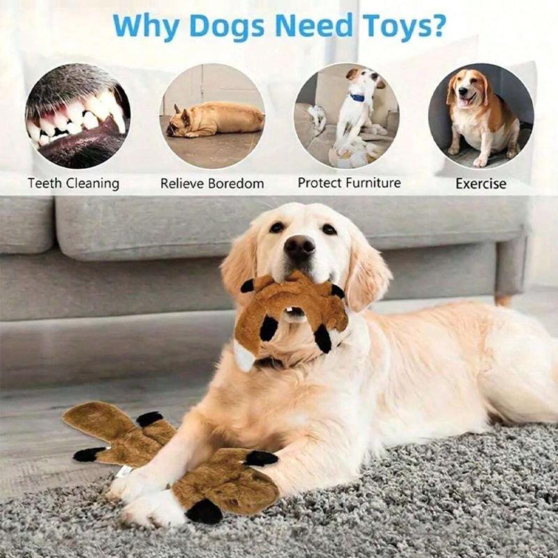 Dog Toys Plush Sounding Animal Holster Toys Pet Toys Chewing Teething Toys Bite Resistant Vocal Pet Products