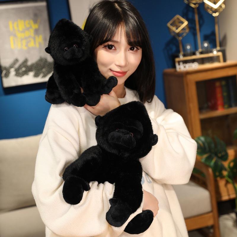 Милая плюшевая игрушка-шимпанзе, имитирующая животное, зоопарк, кукла-маленькая обезьянка, детская компаньонка, успокаивающая тряпичная кукла