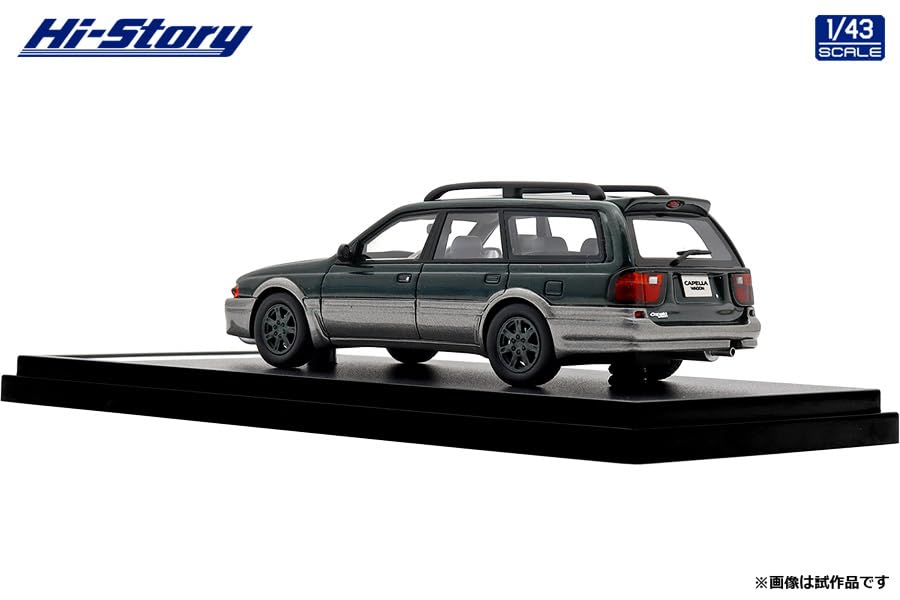 INTERALLIED Hi Story Scale Mazda CAPELLA WAGON FX Marina Green Silver Finished HS506GR 1/43 (1994) Слюда/Тихий металлик, Модель,