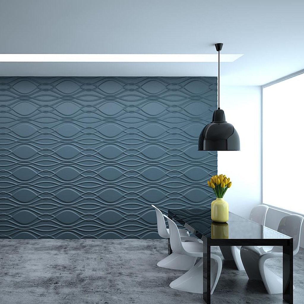 3D стеновая панель Форма для гипсовой, гипсовой или бетонной плитки для декоративных стеновых панелей "Милан"