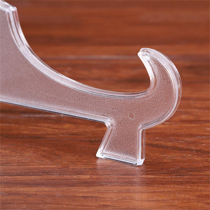 Label Holder Place Firmly Easy To Use Transparent Bracket Photo Frame Stand Adjustment Durable Acrylic Kitchen Tools Fold