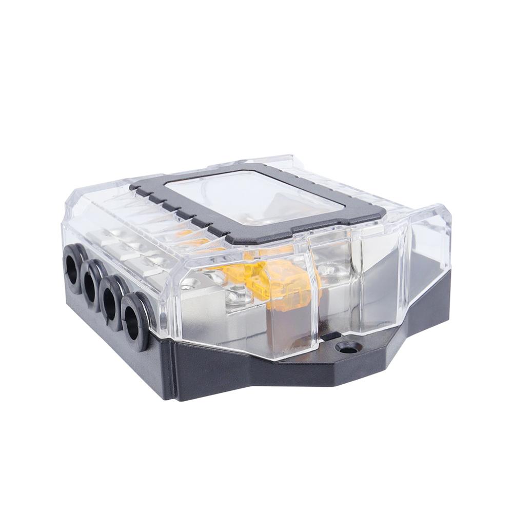 1 x 4-контактный держатель предохранителей 32 В 80 А Hi-Fi Автомобильный распределительный блок предохранителей