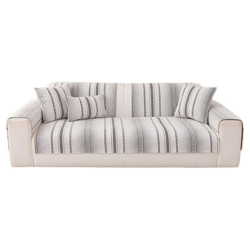 Новая подушка для дивана, универсальная для всех сезонов, нескользящая и грязеотталкивающая подушка для сиденья, высококачественная шениловая накидка на диван, покрывало