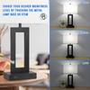 Set of 2 Modern Touch Control Table Lamps with 2 USB Ports, 22’’ Large Bedside Nightstand Lamps 3-Way Dimmable Desk Lamp