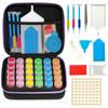 1 Diamond Art Painting Kit with Portable Storage Bag, Non-slip Pad, Diamond Pen and Tool Kit for DIY Art Jewelry Storage