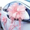5Pcs Craft Flowers Wedding Car Ribbon Gift Wrap Wedding Pull Bow Flower  Wedding Car Decor
