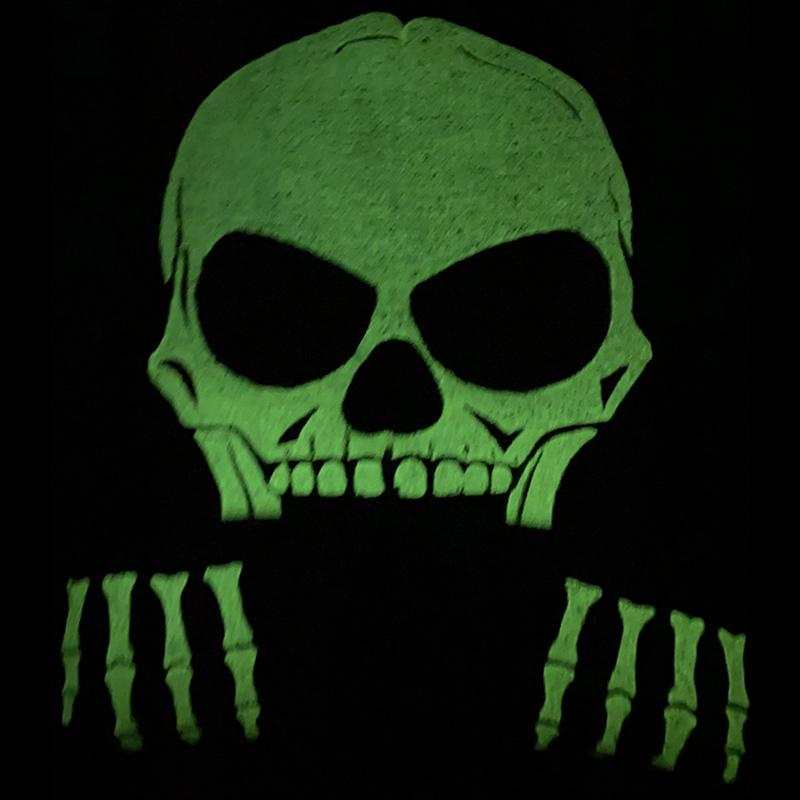 Модные Хэллоуин Скелет Призрак Перчатки Шляпа Креативные Светящиеся Полупалые Полностью Пальцевые Принт Теплые Дышащие Перчатки Подарки