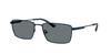 Солнцезащитные очки EMPORIO ARMANI МЕТАЛЛИЧЕСКИЕ СИНИЕ ТЕМНЫЕ 34248057 0EA2169, СИНИЙ, 57 мм,